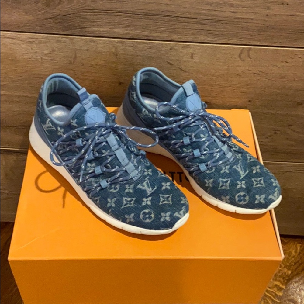 Louis Vuitton Blue Sneakers